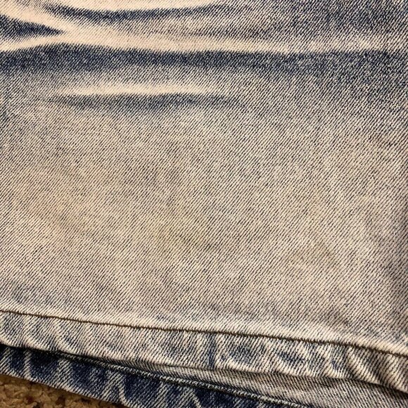 Y2K Mudd Jean Shorts Juniors 11 Distressed Low Rise Denim Shortie - Picture 6 of 9